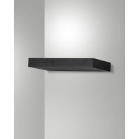 Guia - Applique da parete a LED in alluminio Fabas Luce - Led integrato IP20 Nera - 32 cm