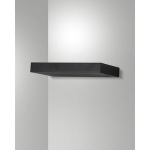 Guia - Applique da parete a LED in alluminio Fabas Luce - Led integrato IP20 Nera - 32 cm