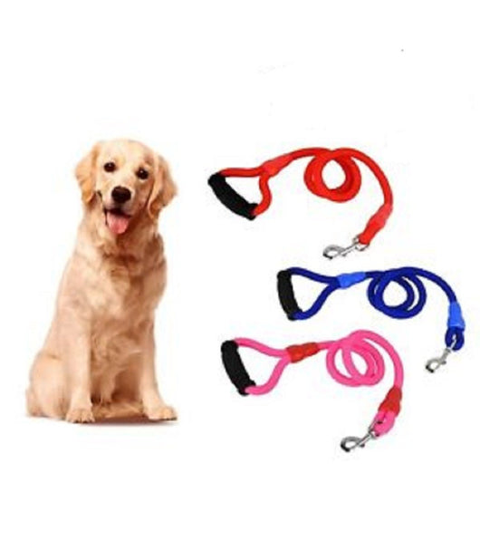 Guinzaglio A Corda Cani Taglia Media E Grande 114 Cm Con Moschettone         