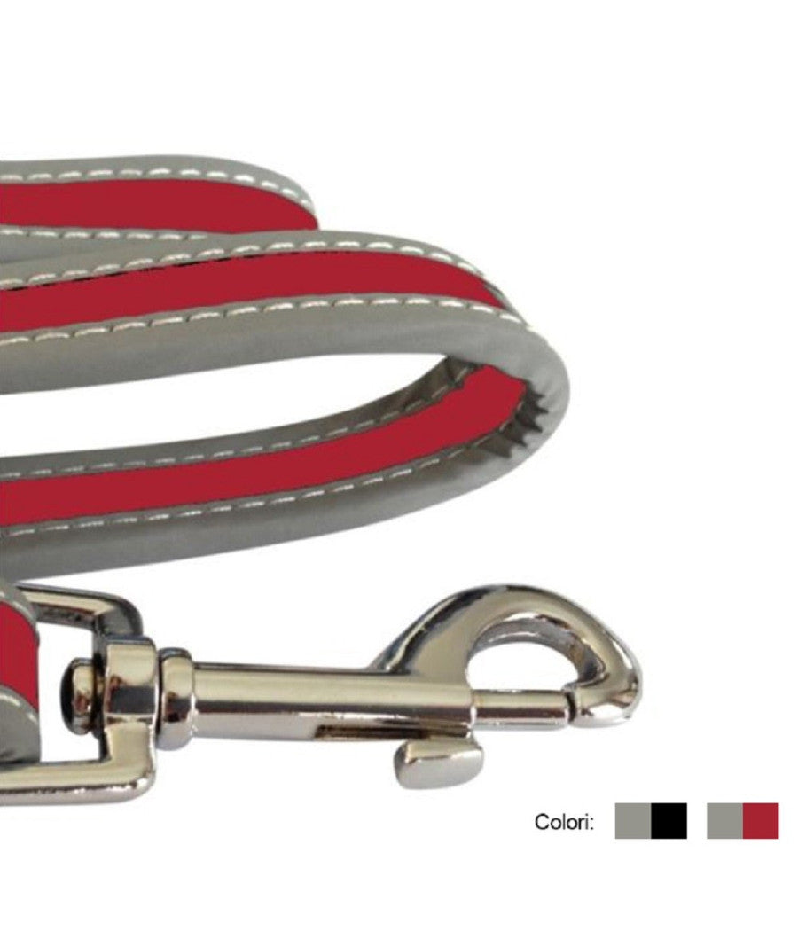 Guinzaglio Per Cane Lunghezza 120cm Riflettente Moschettone Acciaio Vari Colori         