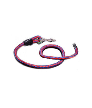 Guinzaglio Per Cani In Corda Nylon Resistente Con Moschettone In Metallo 80 Cm         