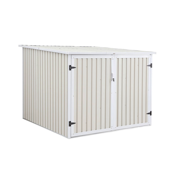 Capanno per biciclette in acciaio zincato con kit di ancoraggio - 4