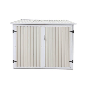 Capanno per biciclette in acciaio zincato con kit di ancoraggio - 4