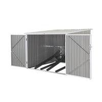 Capanno per biciclette in acciaio zincato con kit di ancoraggio - 4