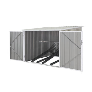 Capanno per biciclette in acciaio zincato con kit di ancoraggio - 4