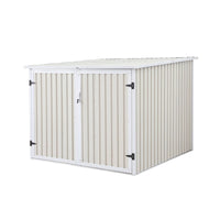 Capanno per biciclette in acciaio zincato con kit di ancoraggio - 4