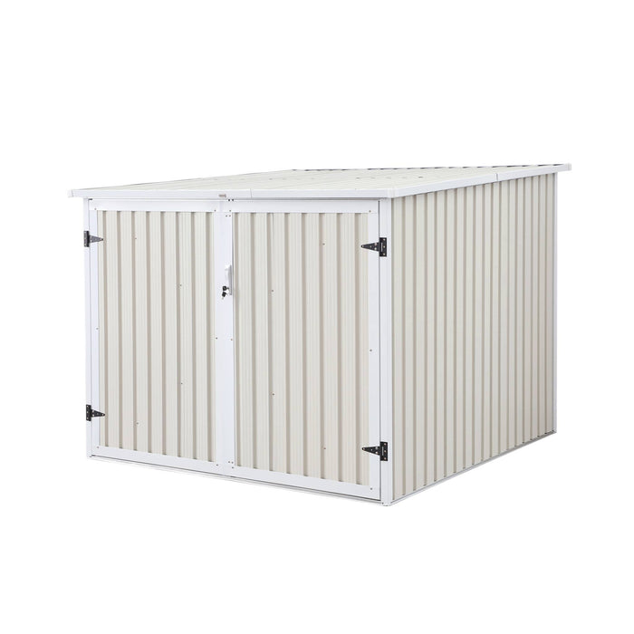 Capanno per biciclette in acciaio zincato con kit di ancoraggio - 4