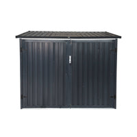 Capanno per biciclette in acciaio zincato con kit di ancoraggio - 4