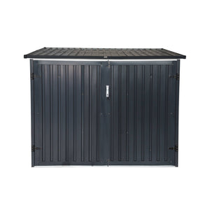 Capanno per biciclette in acciaio zincato con kit di ancoraggio - 4