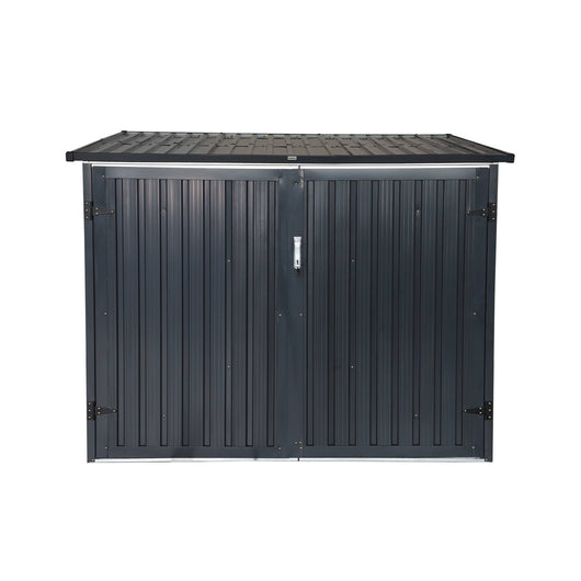 Capanno per biciclette in acciaio zincato con kit di ancoraggio - 4