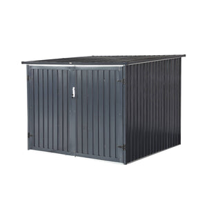 Capanno per biciclette in acciaio zincato con kit di ancoraggio - 4