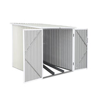 Riparo biciclette in acciaio zincato con kit di ancoraggio - 2