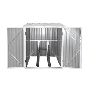 Riparo biciclette in acciaio zincato con kit di ancoraggio - 2