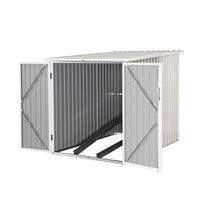 Riparo biciclette in acciaio zincato con kit di ancoraggio - 2