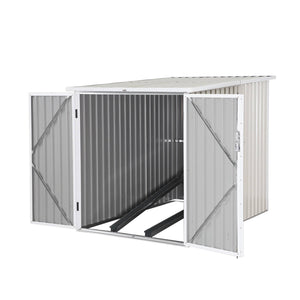 Riparo biciclette in acciaio zincato con kit di ancoraggio - 2