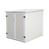 Riparo biciclette in acciaio zincato con kit di ancoraggio - 2