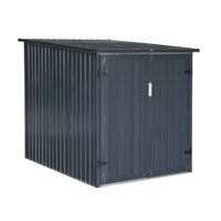 Riparo biciclette in acciaio zincato con kit di ancoraggio - 2