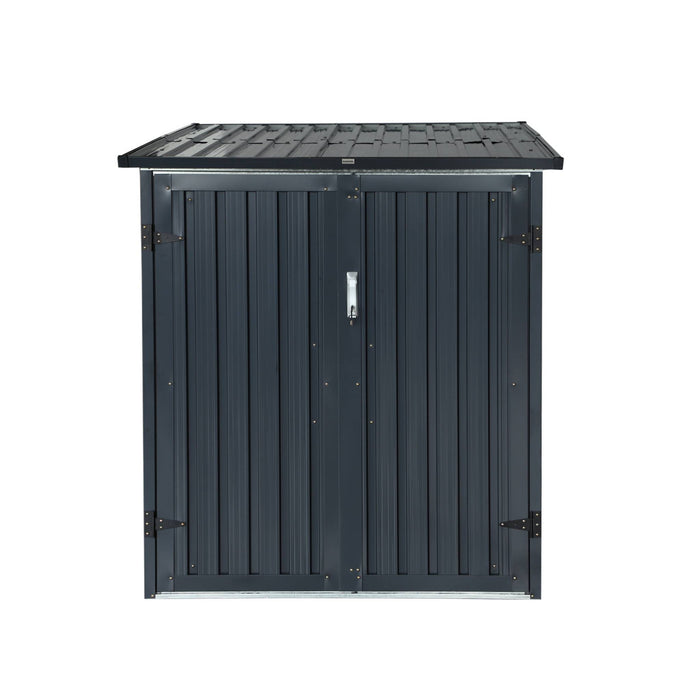 Riparo biciclette in acciaio zincato con kit di ancoraggio - 2