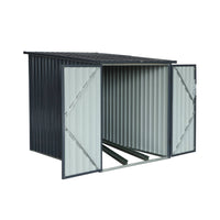 Riparo biciclette in acciaio zincato con kit di ancoraggio - 2