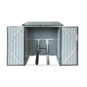 Riparo biciclette in acciaio zincato con kit di ancoraggio - 2