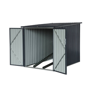 Riparo biciclette in acciaio zincato con kit di ancoraggio - 2