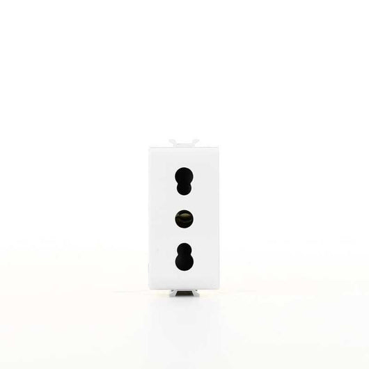 GW10203 Presa Bivalente 1 Modulo 250 V Ac P11-P17 2P+T 16A