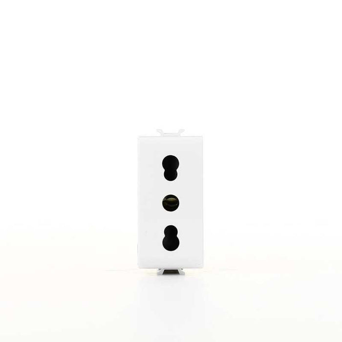 GW10203 Presa Bivalente 1 Modulo 250 V Ac P11-P17 2P+T 16A