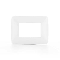 GW16103Tb Placca One 3P Bianco Latte
