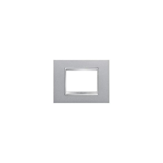 GW16203Vt Placca Lux 3P Colore Titanio