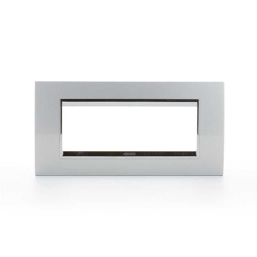 GW16206Vt Placca Lux 6 Moduli Titanio