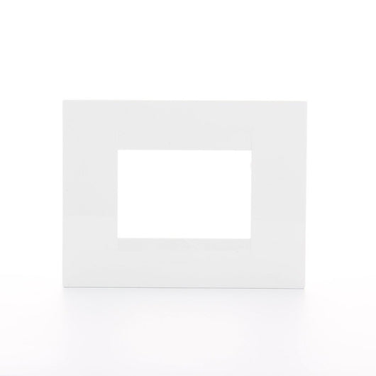 GW16403Tb Placca Geo 3 Moduli Bianco Latte
