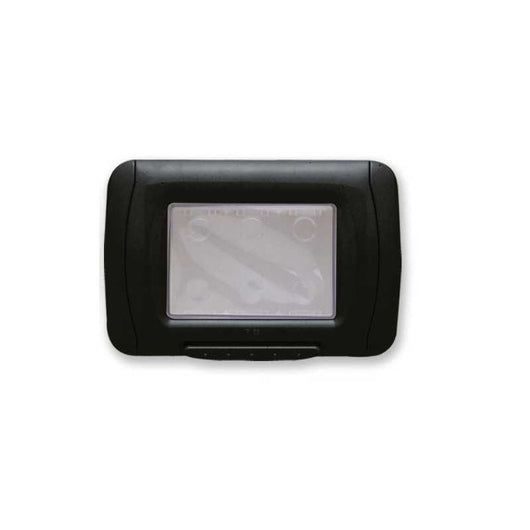 GW22452 Placca Stagna 3 Moduli Autoportante Nero Toner System