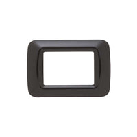 GW22513 Placca 3 Moduli Nero Toner Autoportante System