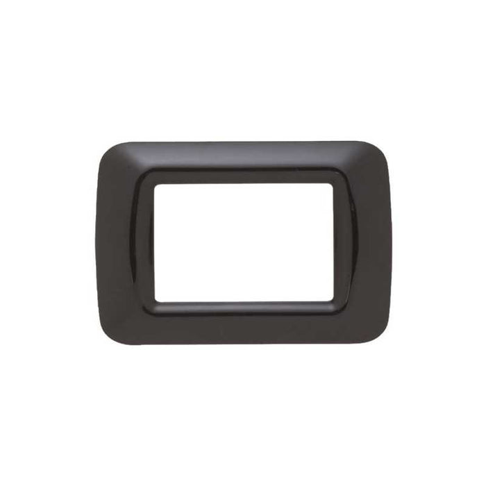 GW22513 Placca 3 Moduli Nero Toner Autoportante System