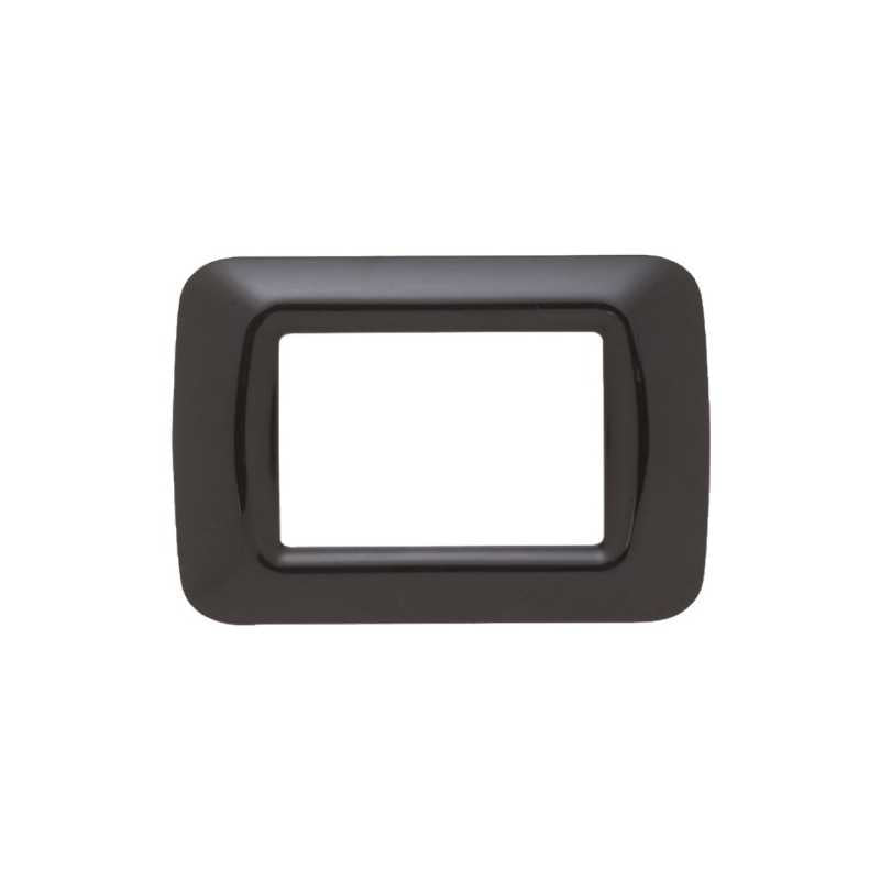 GW22513 Placca 3 Moduli Nero Toner Autoportante System