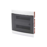 GW40233Tb Centralino da Arredo da Incasso 330X338X28 mm Bianco Latte 24+2 Moduli