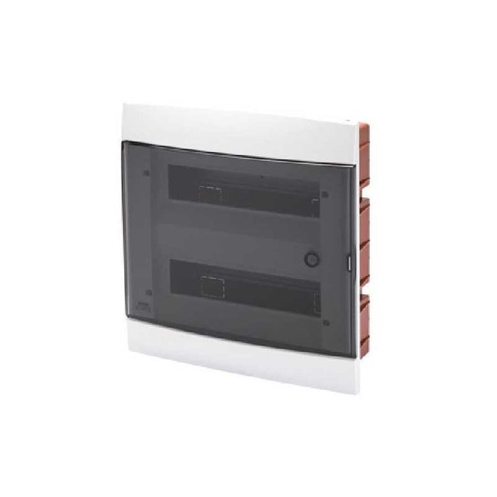 GW40233Tb Centralino da Arredo da Incasso 330X338X28 mm Bianco Latte 24+2 Moduli