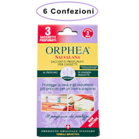 Orphea salvalana sacchetti profumati per cassetti profumo lavanda 6 confezioni da 3 sacchetti