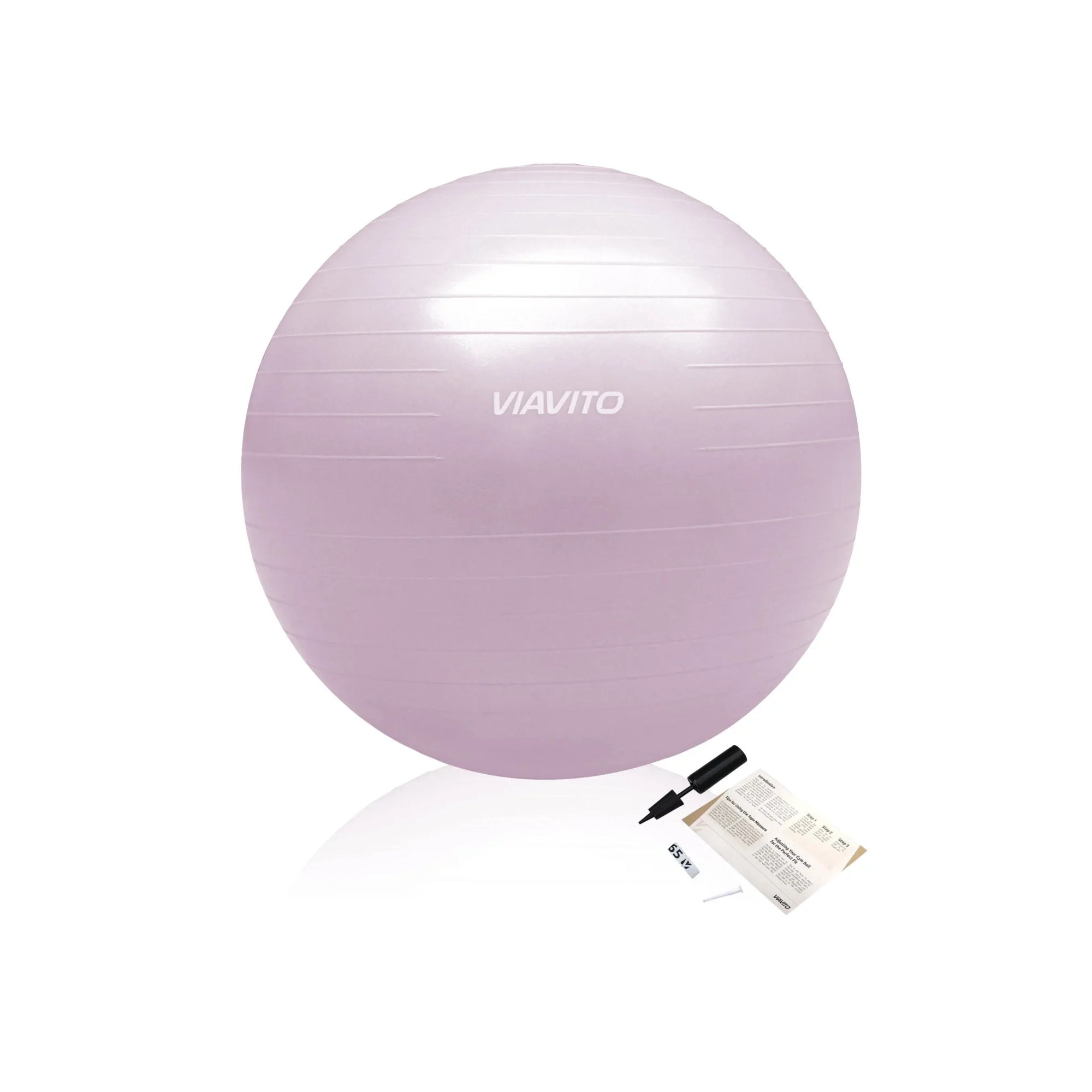 Gym Ball Studio anti-burst 55 cm - Rose - Viavito
