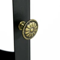 Camino a Bioetanolo in Acciaio Inox con Bruciatore da 1.2L per 3 Ore di Durata, 36x26x54cm, Nero