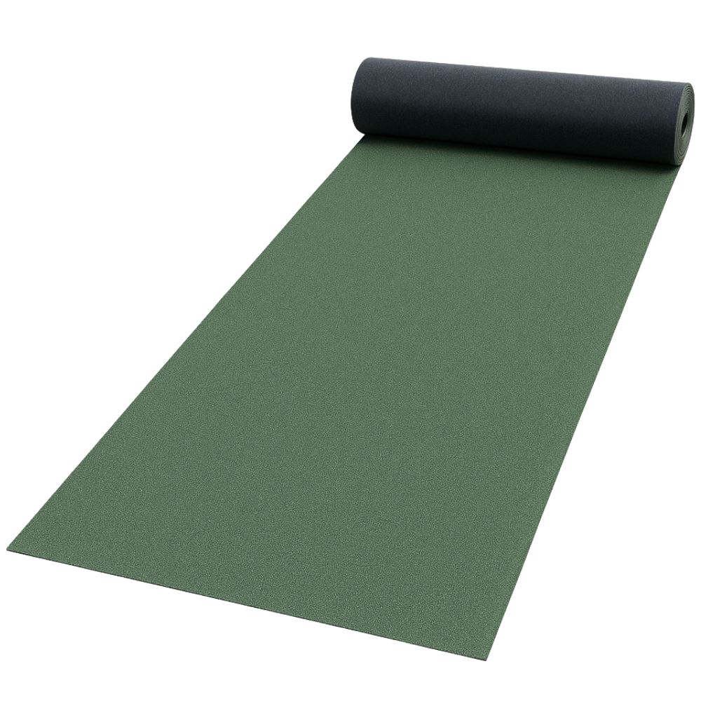 Guaina ardesiata casasciutta impermeabilizzazione tetti terrazze coperture 1x10 m *** colore- verde, confezione 1