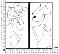 Pannello In Ferro Body Simply Coppia cm 50X1X100