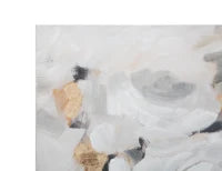 Dipinto Su Tela White Flower -B- Cm 90X3,7X90