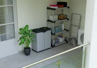 MONGARDI Mobile Portasacco Bis per Raccolta differenziata, in Plastica,  68L x 38P x 87H cm