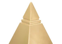 Piramide Gold cm 11,5X11,5X15,5
