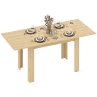Tavolo Allungabile da Pranzo per 6-8 Persone, 140-180 x 80 cm, Colore Legno