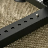 Mini Cyclette per Riabilitazione con Altezza e Resistenza Regolabile e Display LCD, in Acciaio e ABS, Nera e Rossa