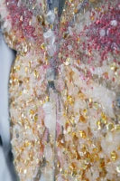 Stampa Su Tela Con Applicazioni -B- Butterly  Cm 80X3.8X120