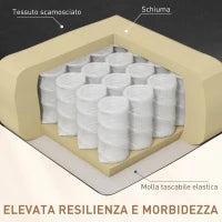 Poltrona Massaggiante e Reclinabile con Funzione Riscaldante e Telecomando, 78x84x101cm, Nero