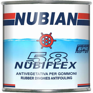 Nubiflex 58 antivegetativa elastica per gommoni nera nubian 750 ml